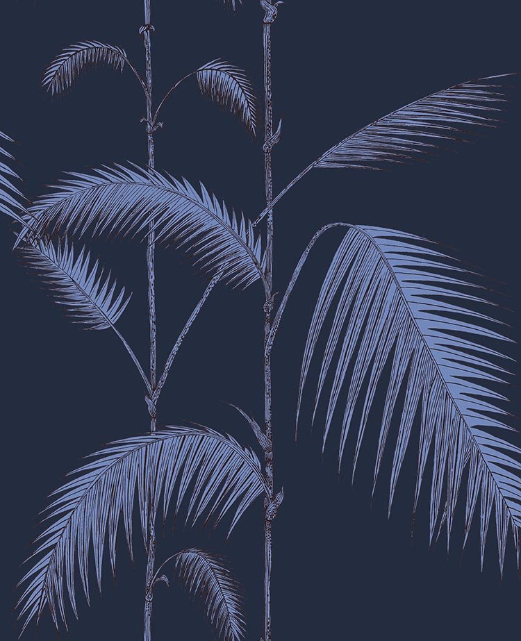 Cole & Son Palm Leaves - Ink & Violet