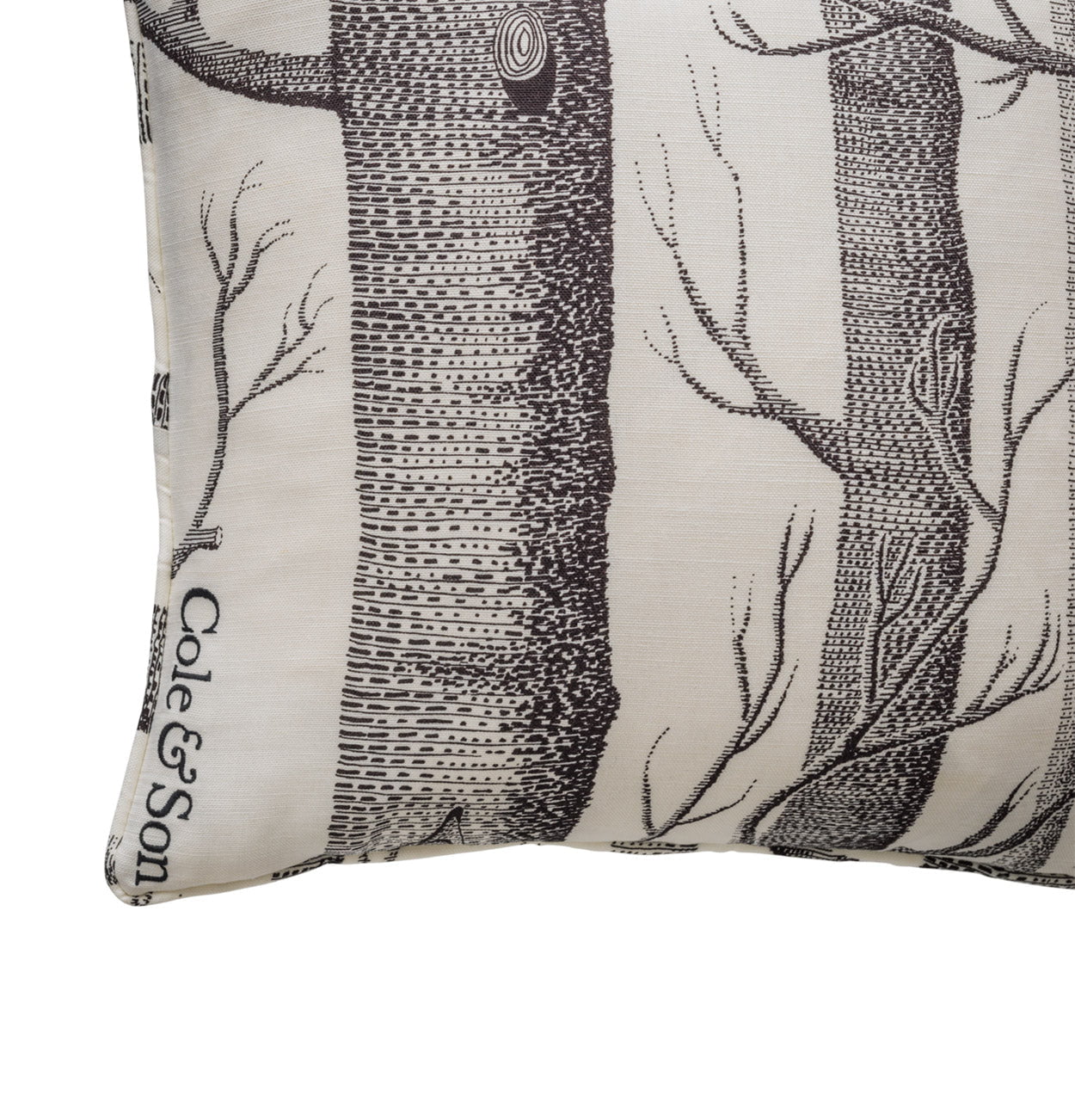 Cole & Son Woods Linen Union Cushion - interior