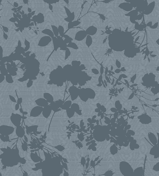 Cole & Son Absence of Roses Moire wallpaper - Pewter