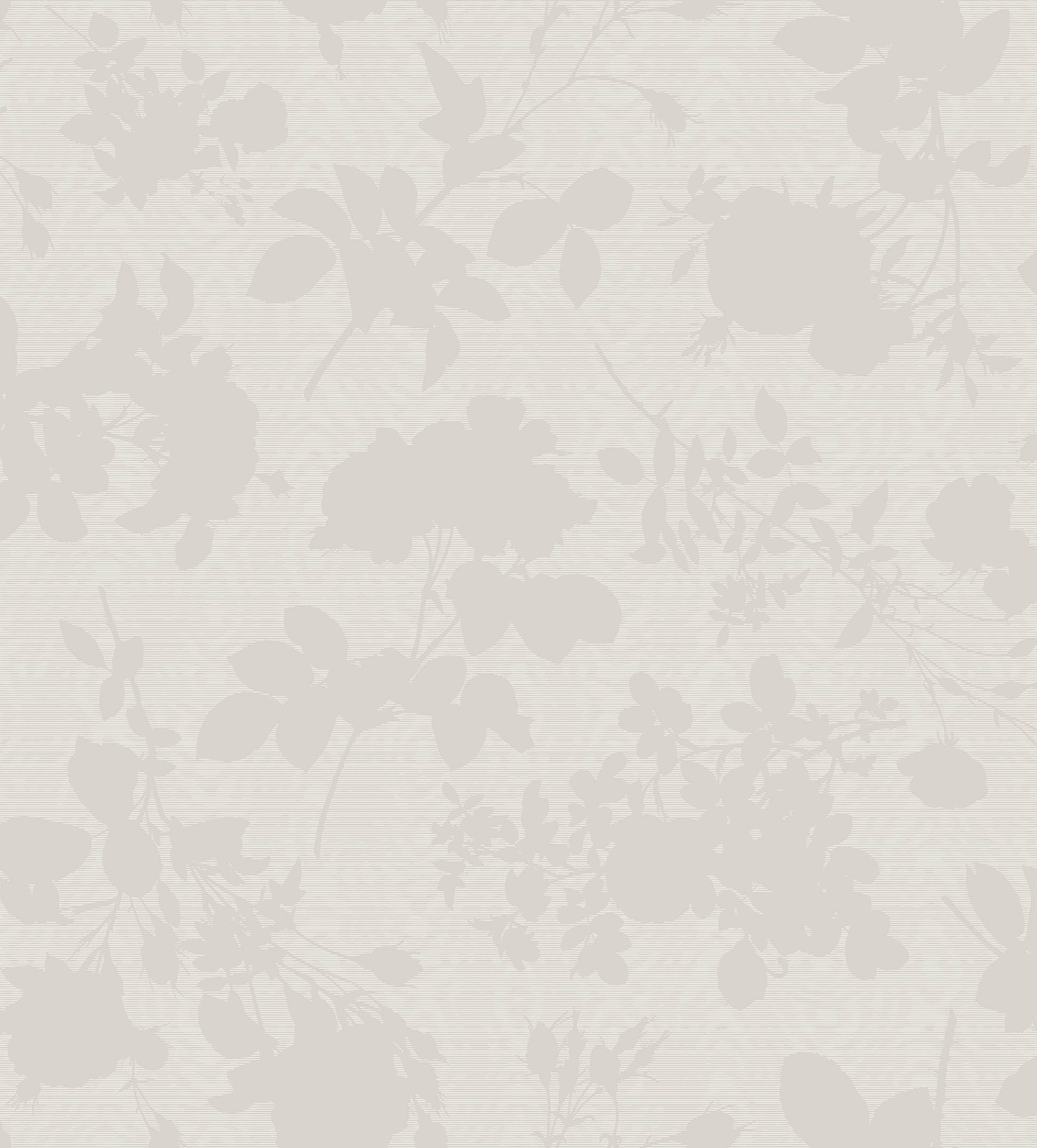 Cole & Son Absence of Roses Moire - Silk White