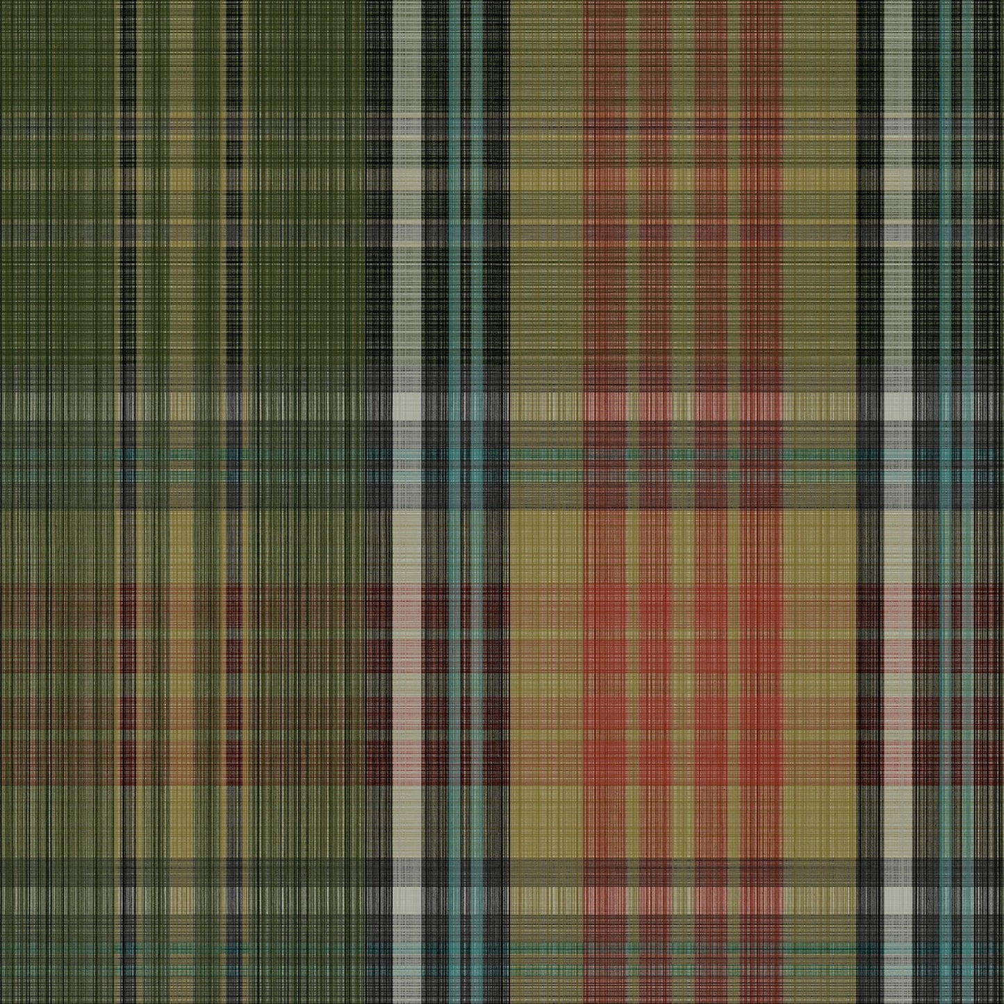 Cole & Son MacAndreas Tartan - Pine & Teal