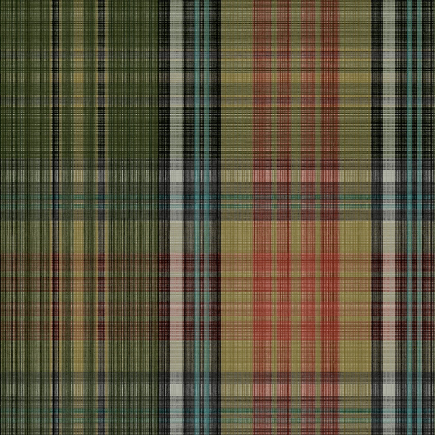 Cole & Son MacAndreas Tartan - Pine & Teal