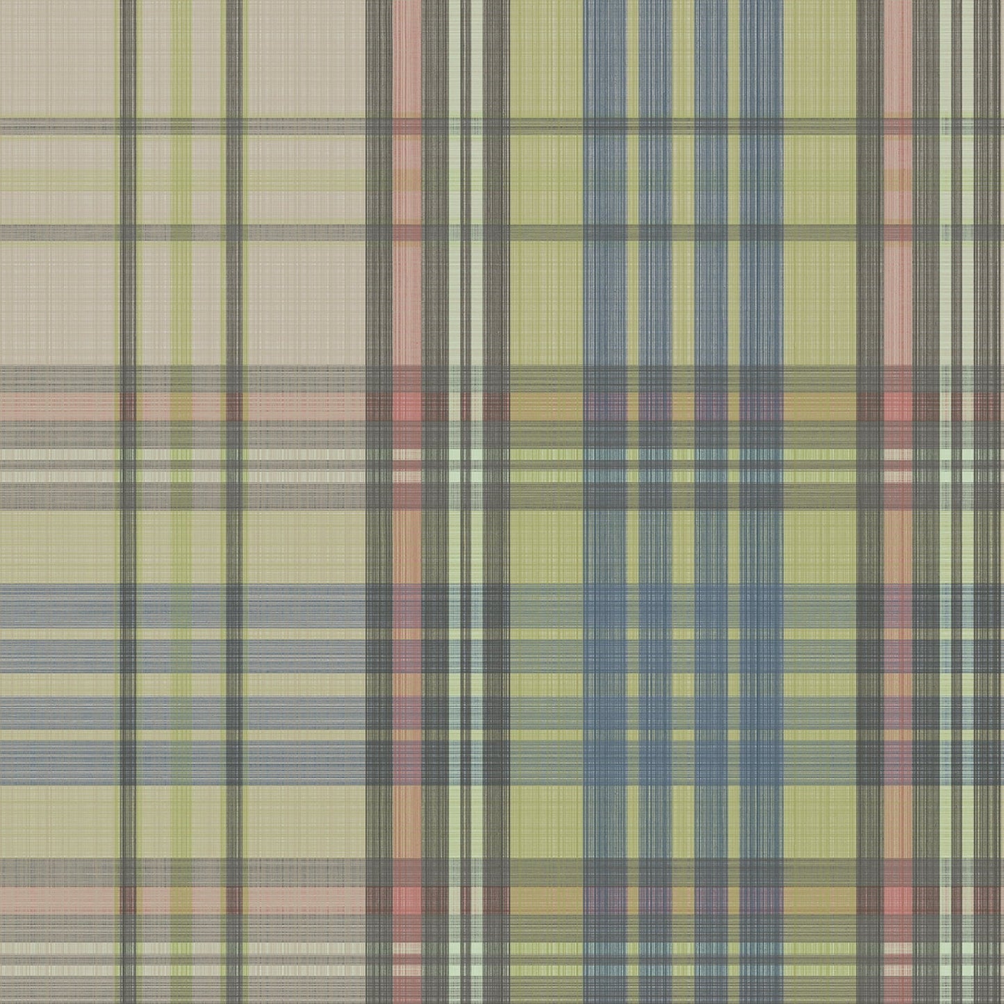 Cole & Son MacAndreas Tartan - Pistachio & Stone