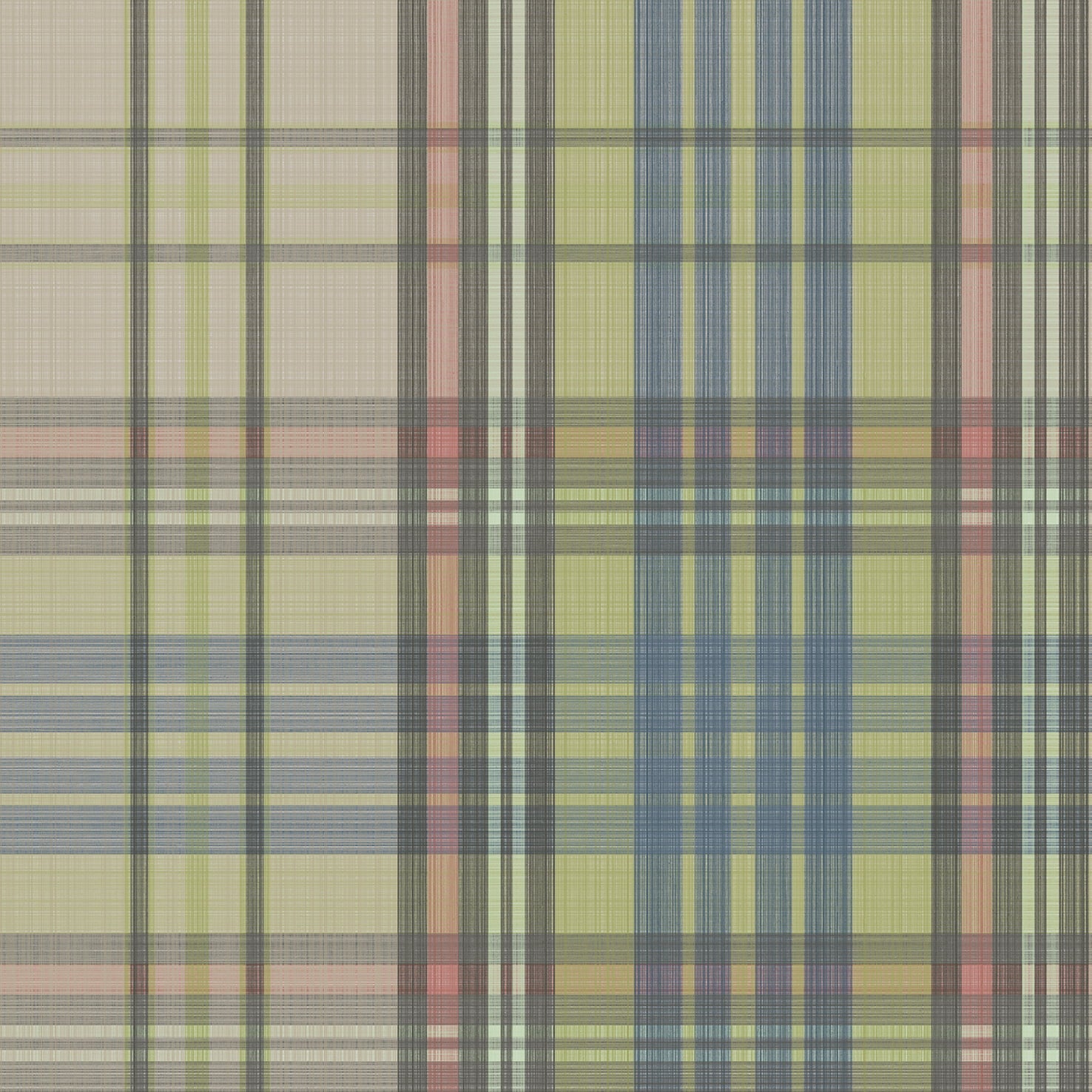 Cole & Son MacAndreas Tartan - Pistachio & Stone