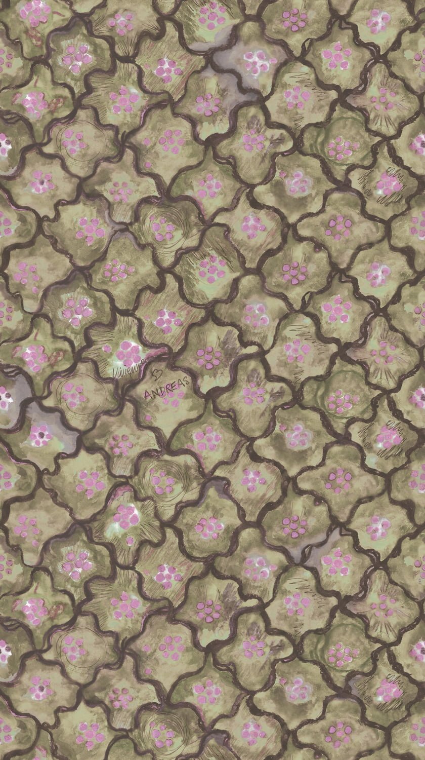 Cole & Son Vivienne Love Andreas - Moss & Thistle