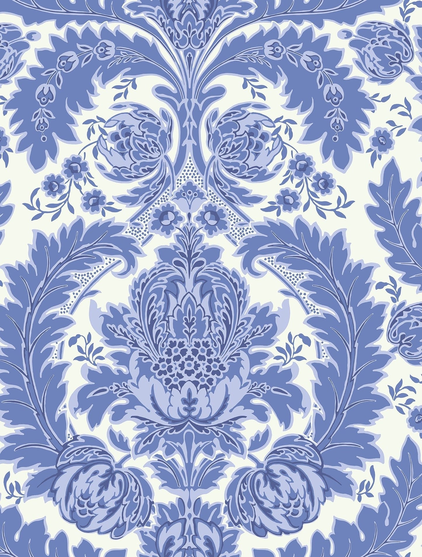 Cole & Son Coleridge - Blue on White