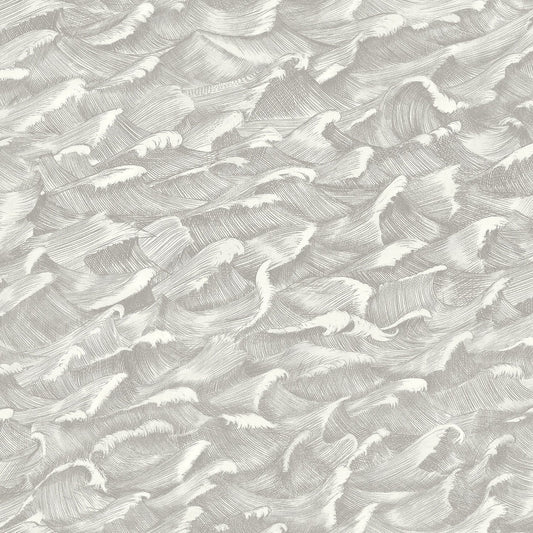 Cole & Son Columbus wallpaper - Soot & Snow
