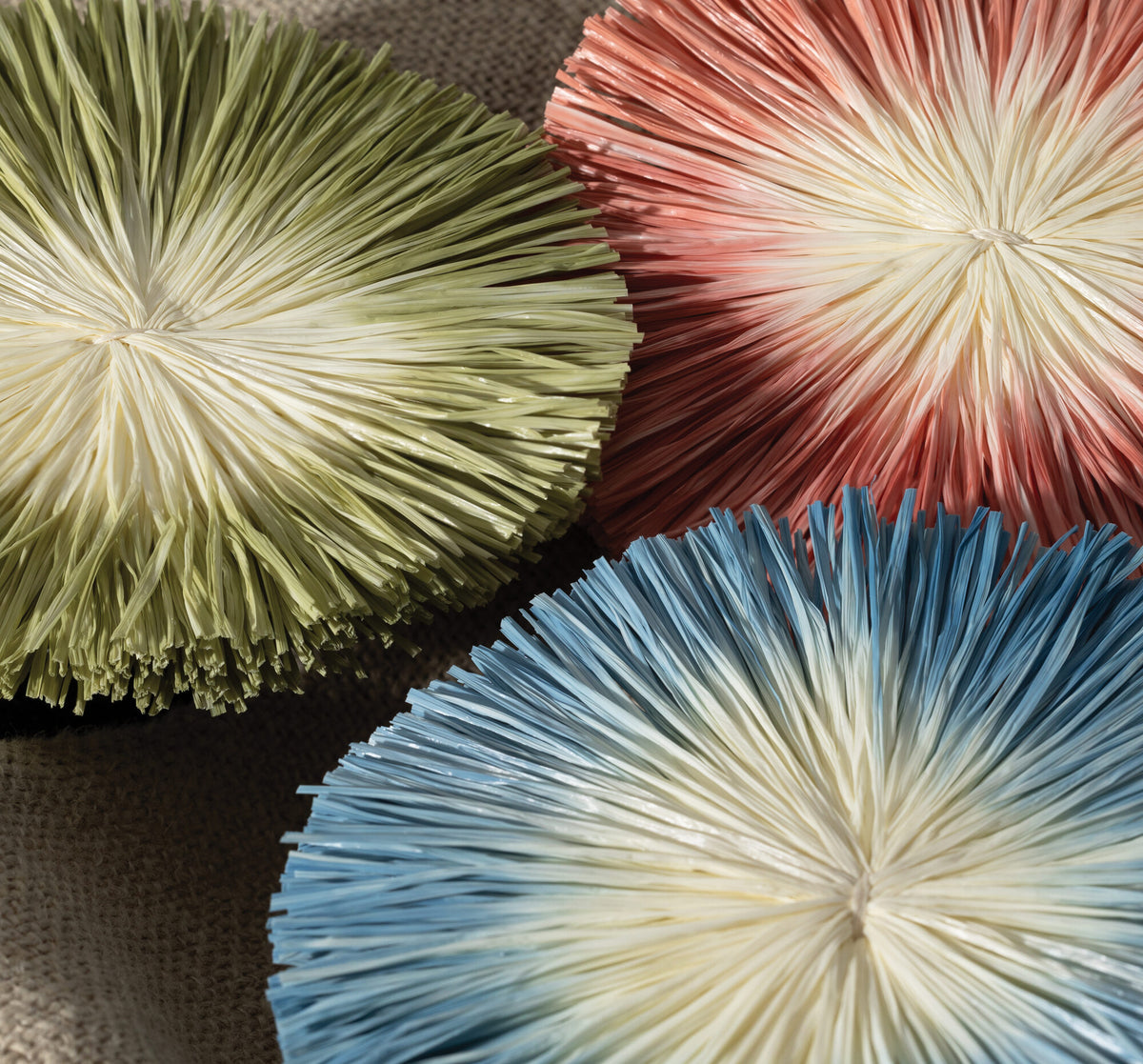 Samuel and Sons Corsica Raffia Rosette — scenography