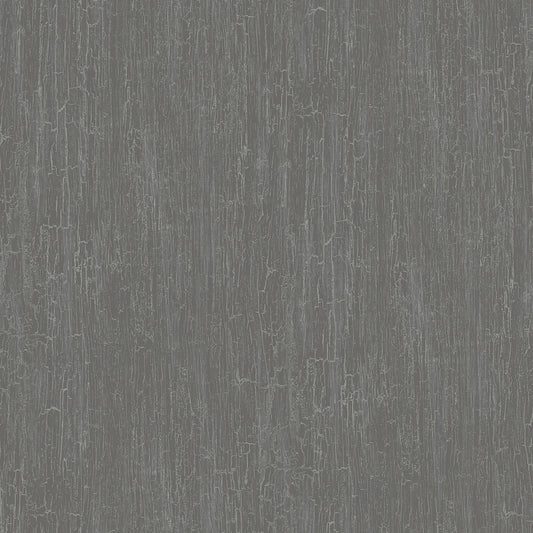 Cole & Son Crackle Curio wallpaper - Metallic Gilver on Charcoal