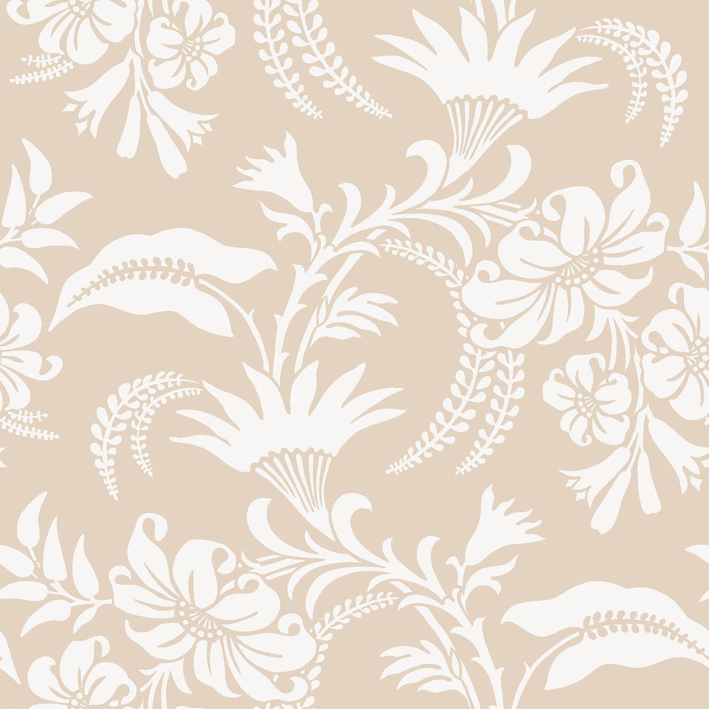 Cole & Son Cranley wallpaper - Parchment on Oat