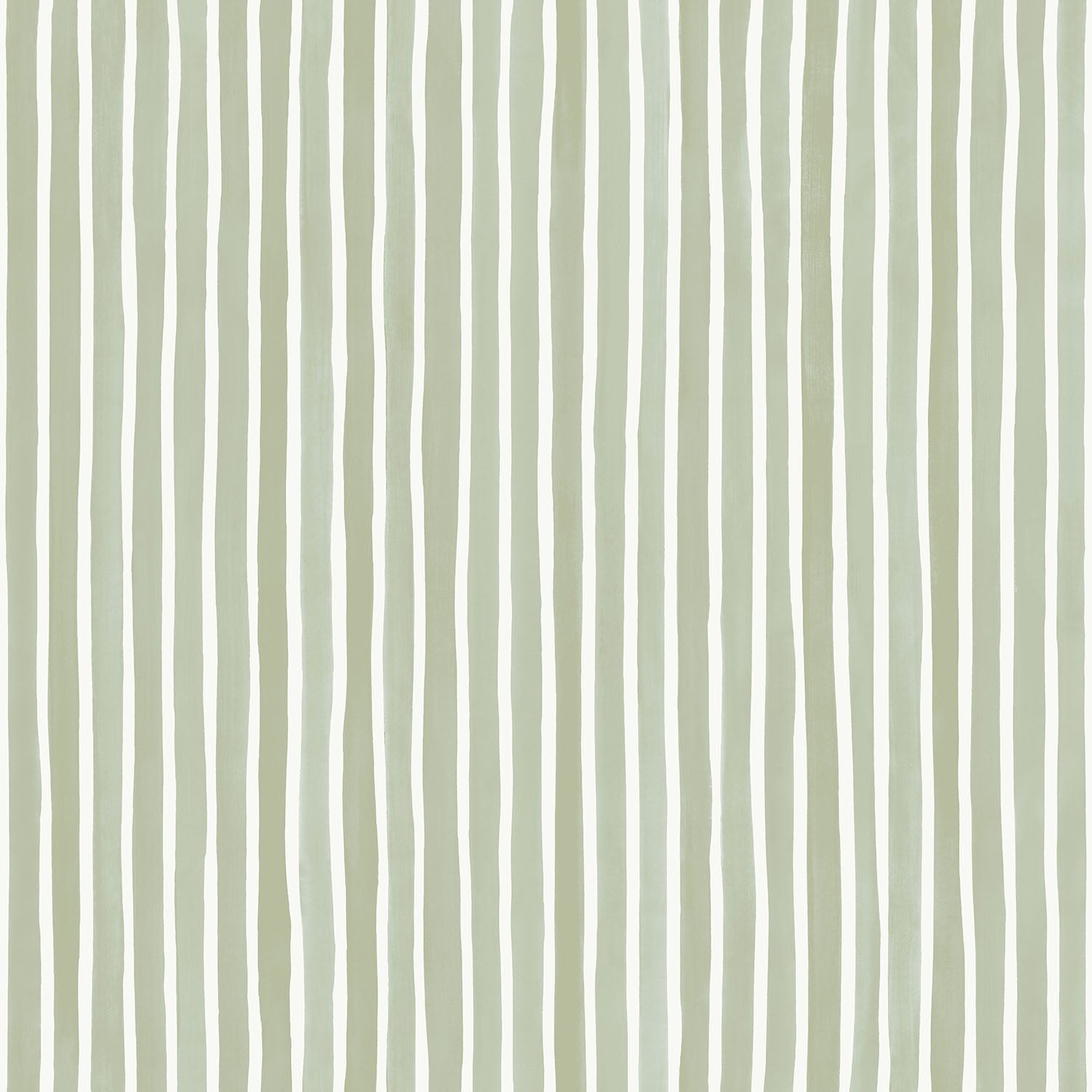 Cole & Son Croquet Stripe - Soft Olive