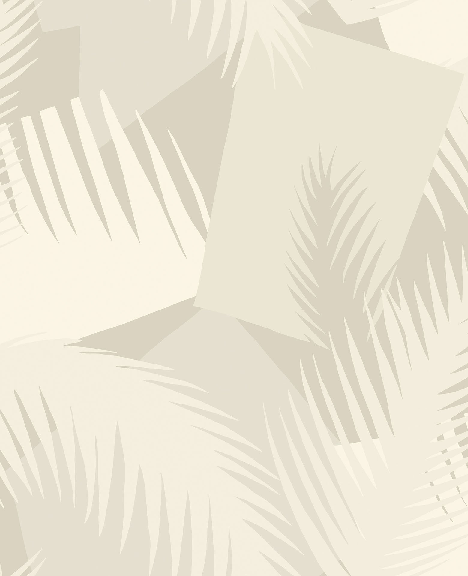 Cole & Son Deco Palm - Parchment on Stone