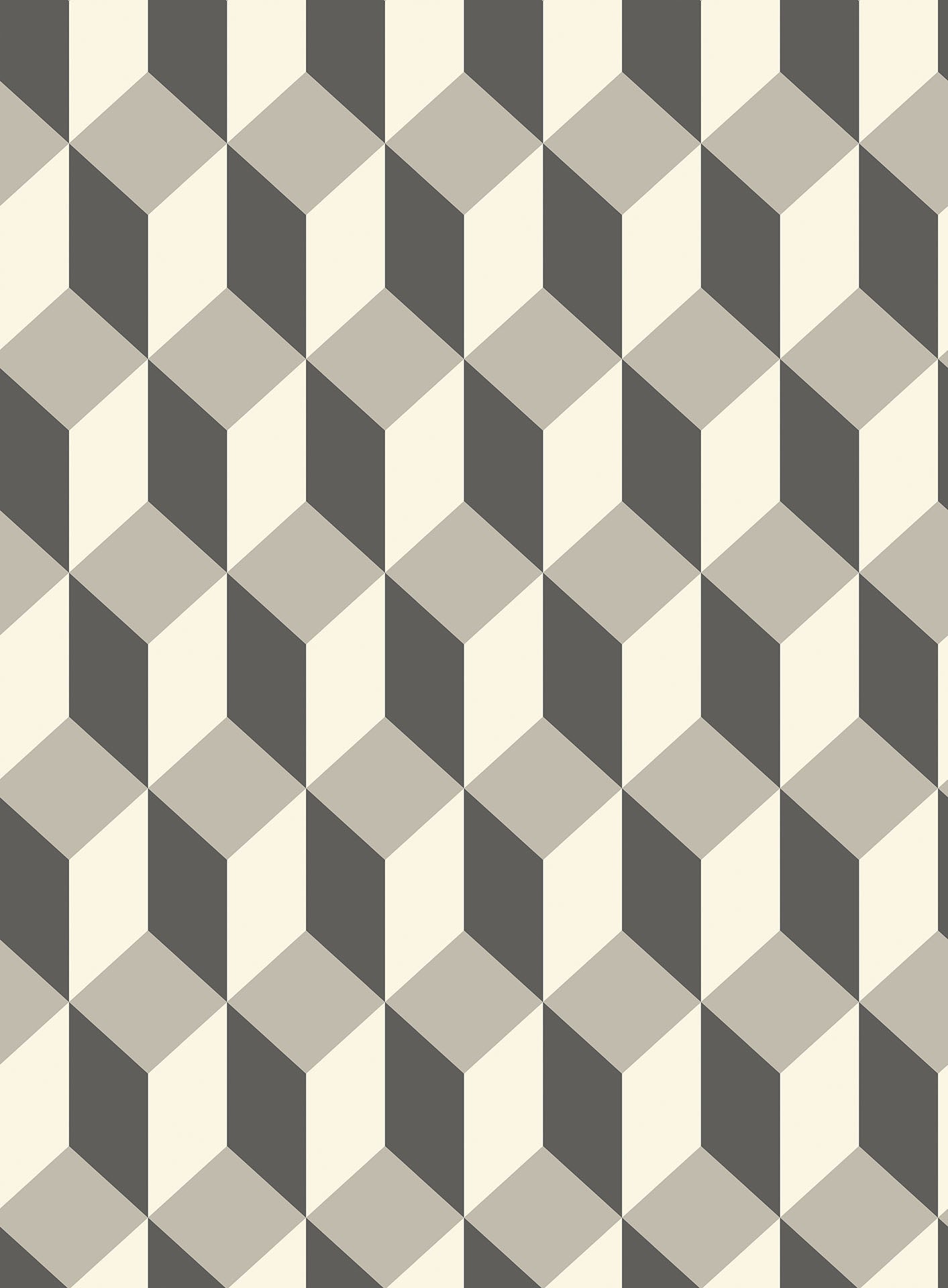 Cole & Son Delano - Grey, White & Charcoal