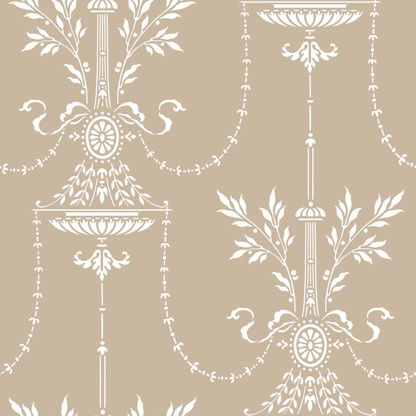 Cole & Son Dorset wallpaper - Chalk on Linen