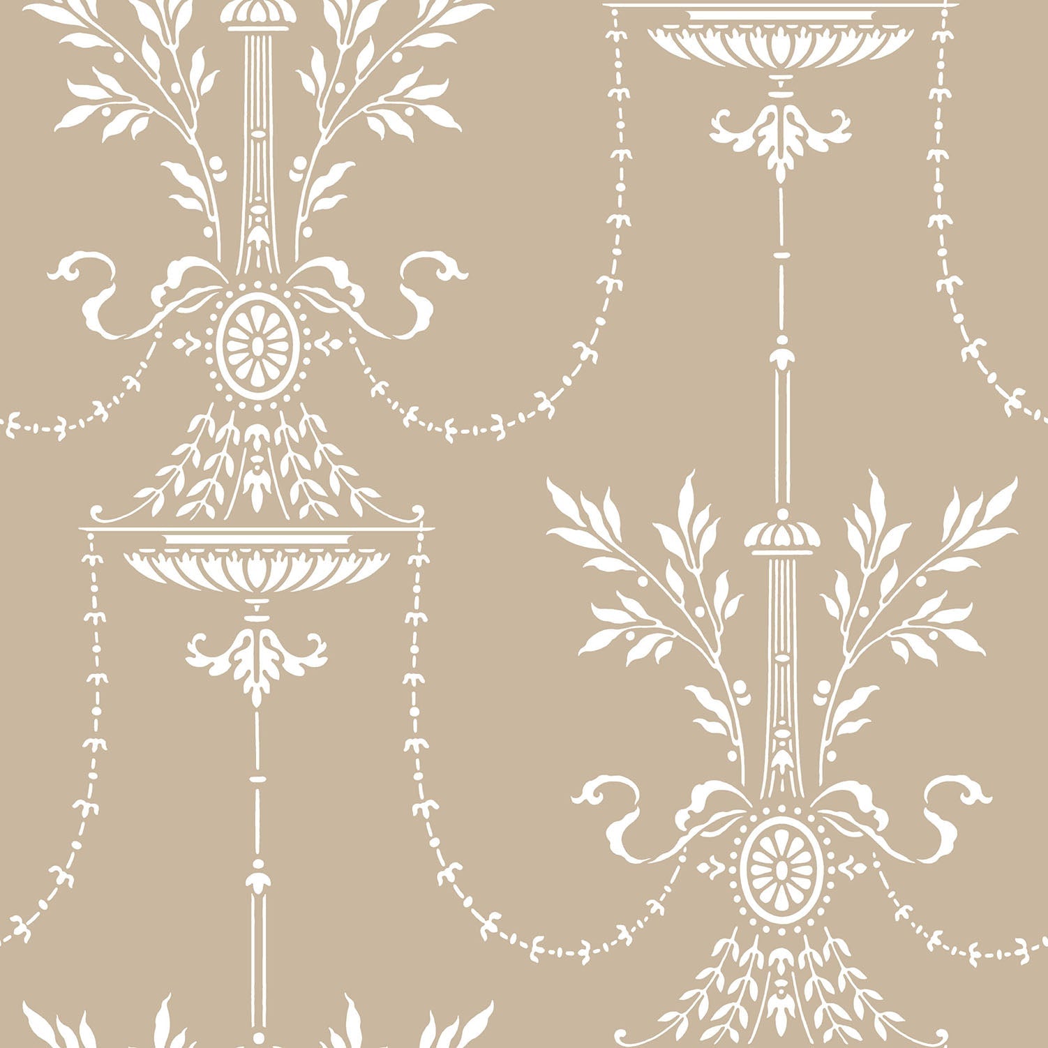 Cole & Son Dorset wallpaper - Chalk on Linen