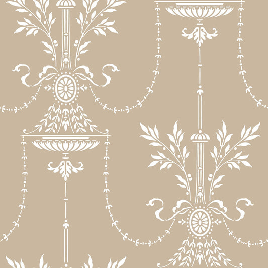 Cole & Son Dorset wallpaper - Chalk on Linen