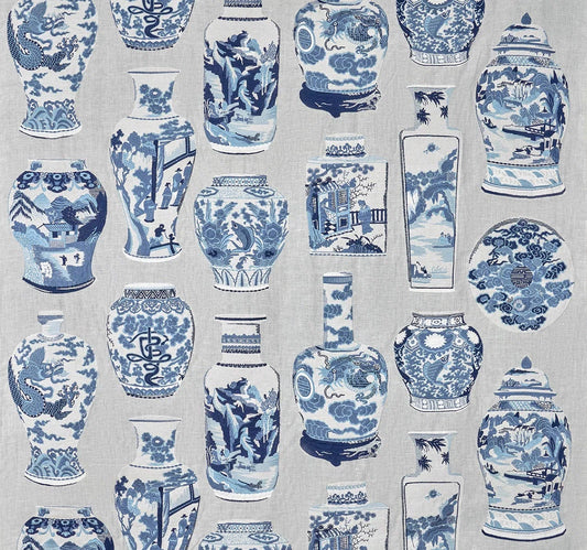 Pierre Frey Qinghua - Blue Porcelain