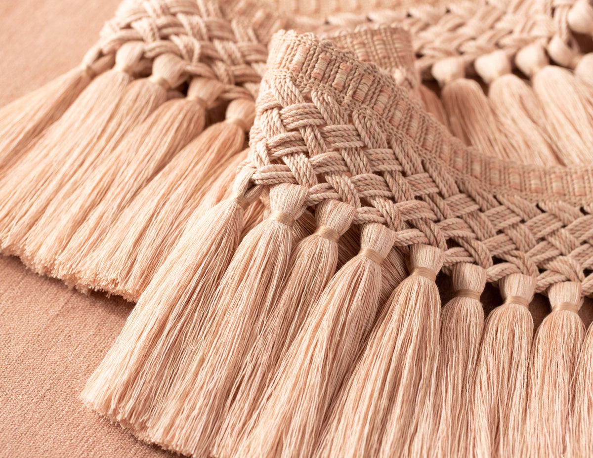 Samuel and Sons Édelie Linen Tassel Skirt Fringe — scenography