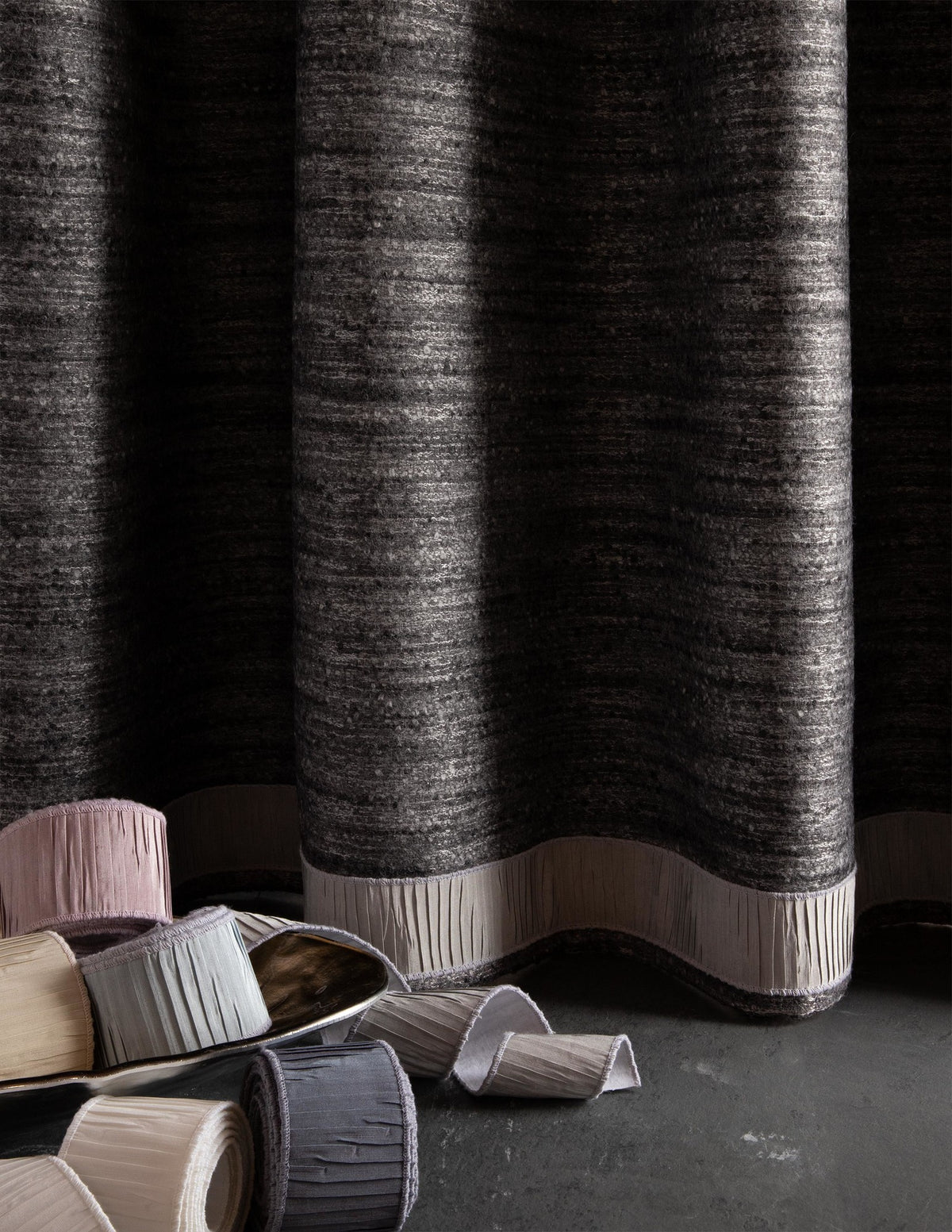 Samuel and Sons Tarantella Pleated Border — scenography