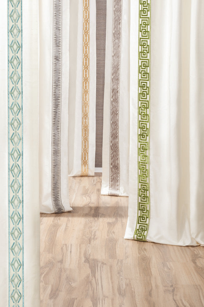 Samuel and Sons Portillon Épinglé Velvet Border — scenography