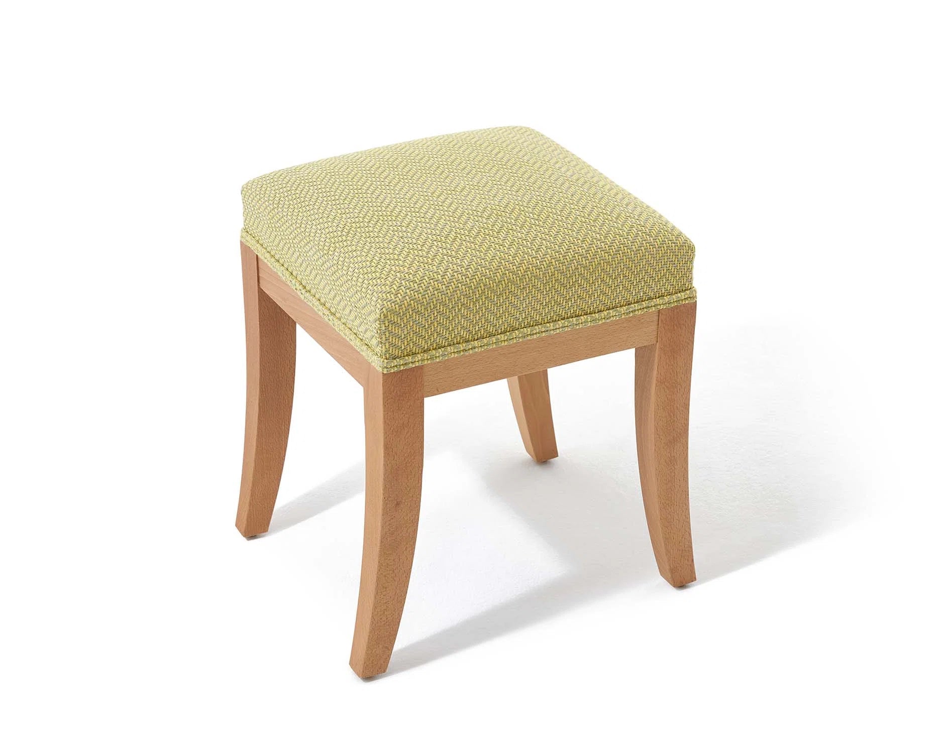 Pierre Frey Amandine - Stained beech, water-based varnish frame; Double piping - Stretched fabric upholstery