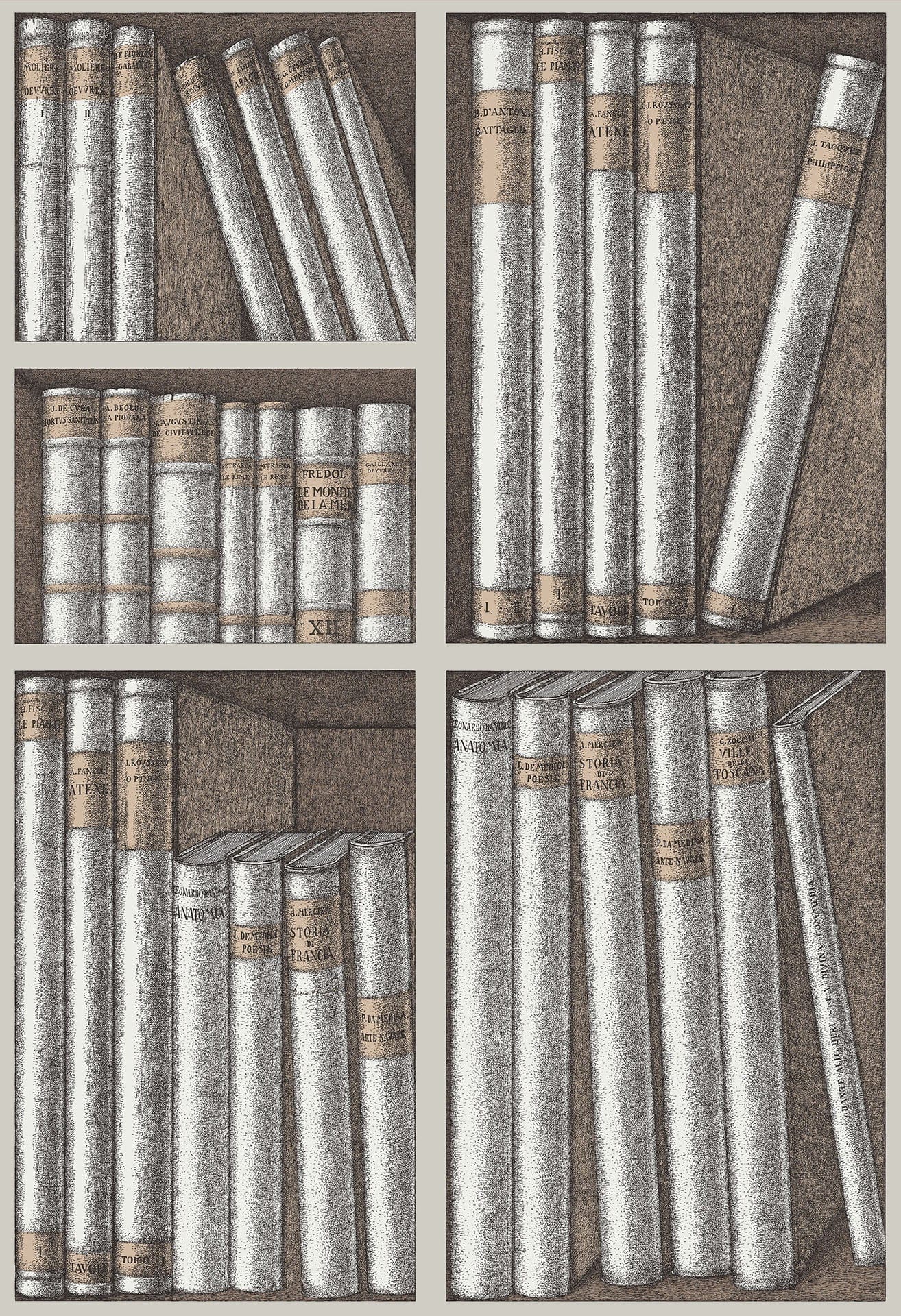Cole & Son Ex Libris - Stone & Linen