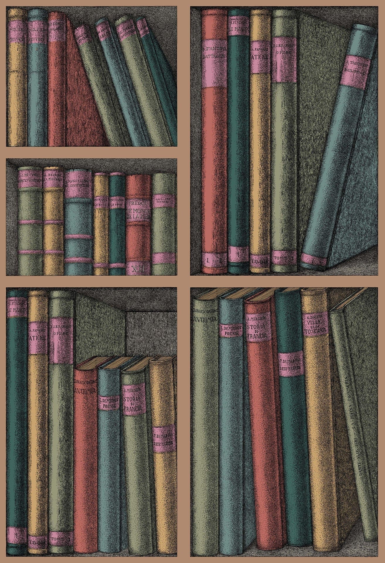 Cole & Son Ex Libris wallpaper - Multi