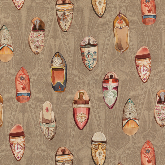 Mulberry Home | Babouches fabric - Antique
