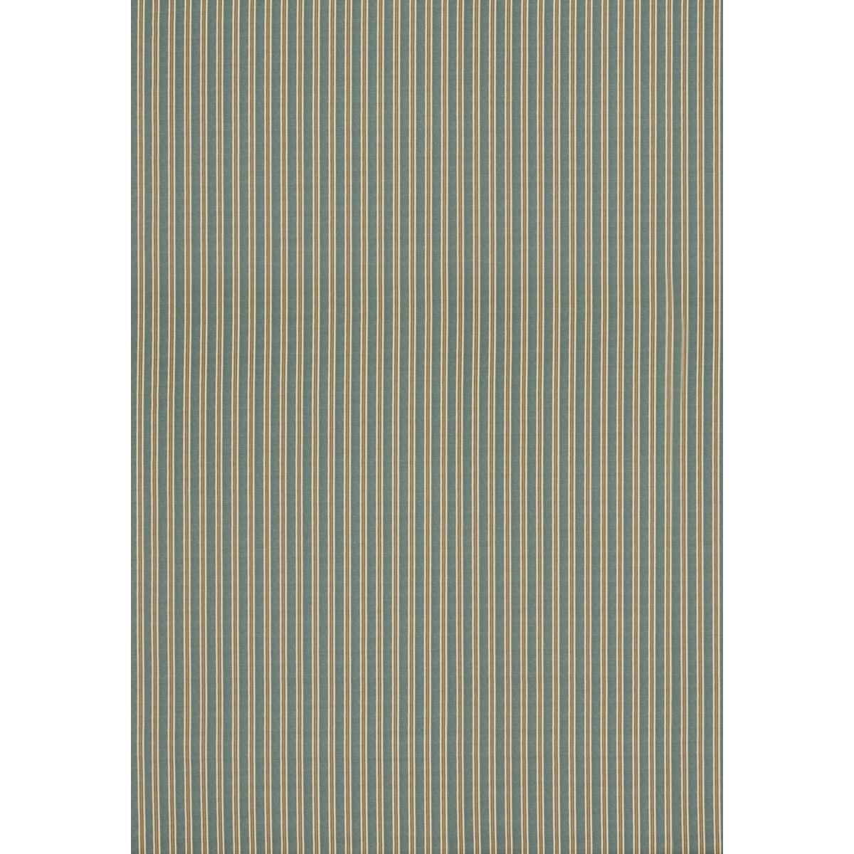 Mulberry Home | Somerton Stripe fabric - Teal/Ochre