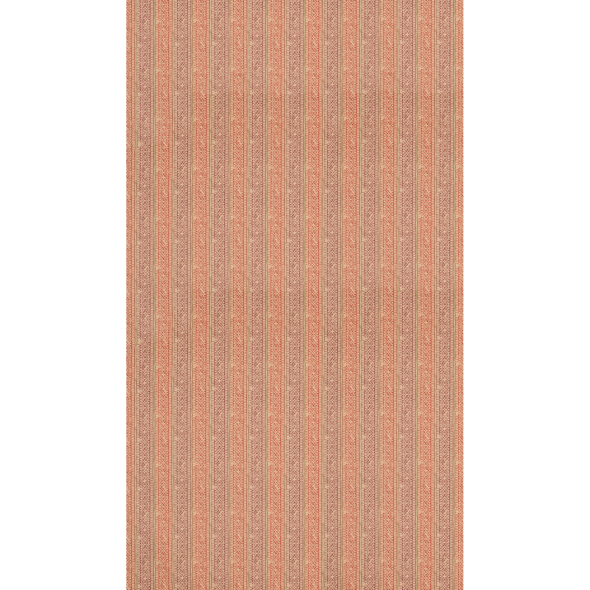 Mulberry Home | Ladbroke Stripe fabric - Plum/Russet