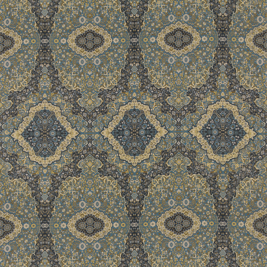 Mulberry Home | Woodland Paisley fabric - Indigo