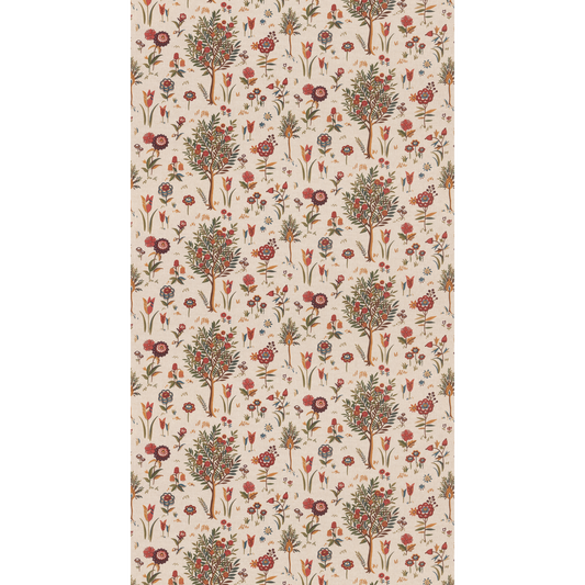 Mulberry Home | Firle fabric - Red/Green