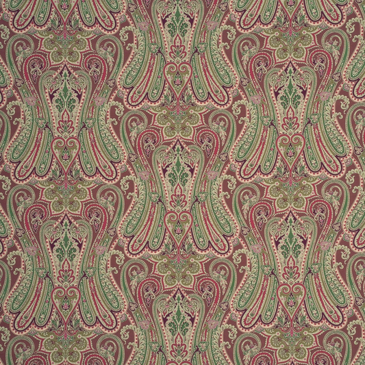 Mulberry Home | Heirloom Paisley fabric - Damson