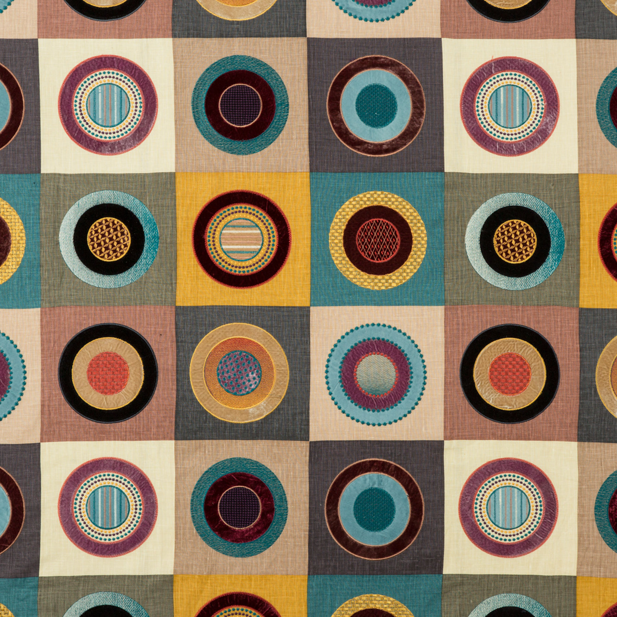Mulberry Home | Dress Circle fabric - Multi