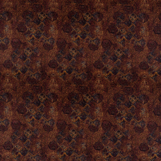 Mulberry Home | Bohemian Velvet fabric - Fig/Sienna