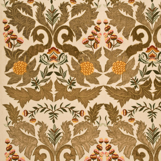 Mulberry Home | Constantine Linen fabric - Sage/Gold
