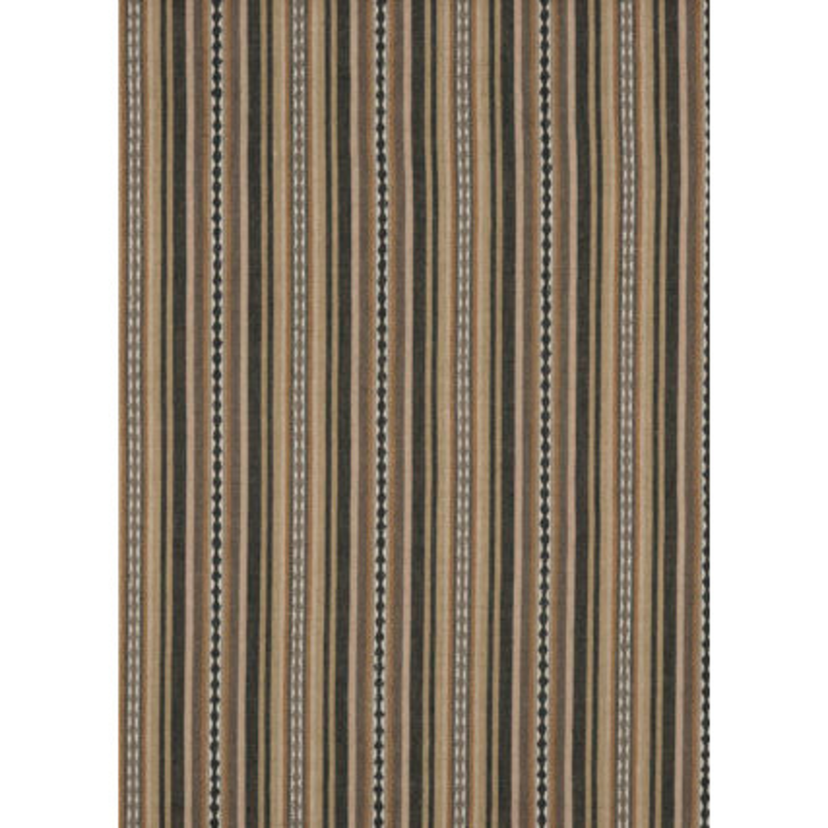 Mulberry Home | Dalton Stripe fabric - Charcoal/Bronze
