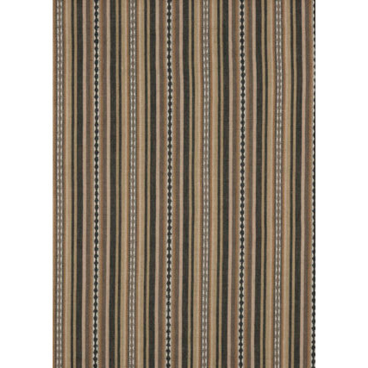 Mulberry Home | Dalton Stripe fabric - Charcoal/Bronze