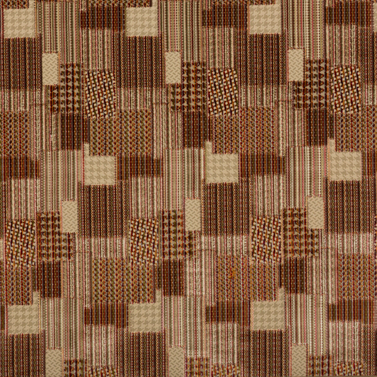 Mulberry Home | Bohemian Patchwork fabric - Plum/Spice