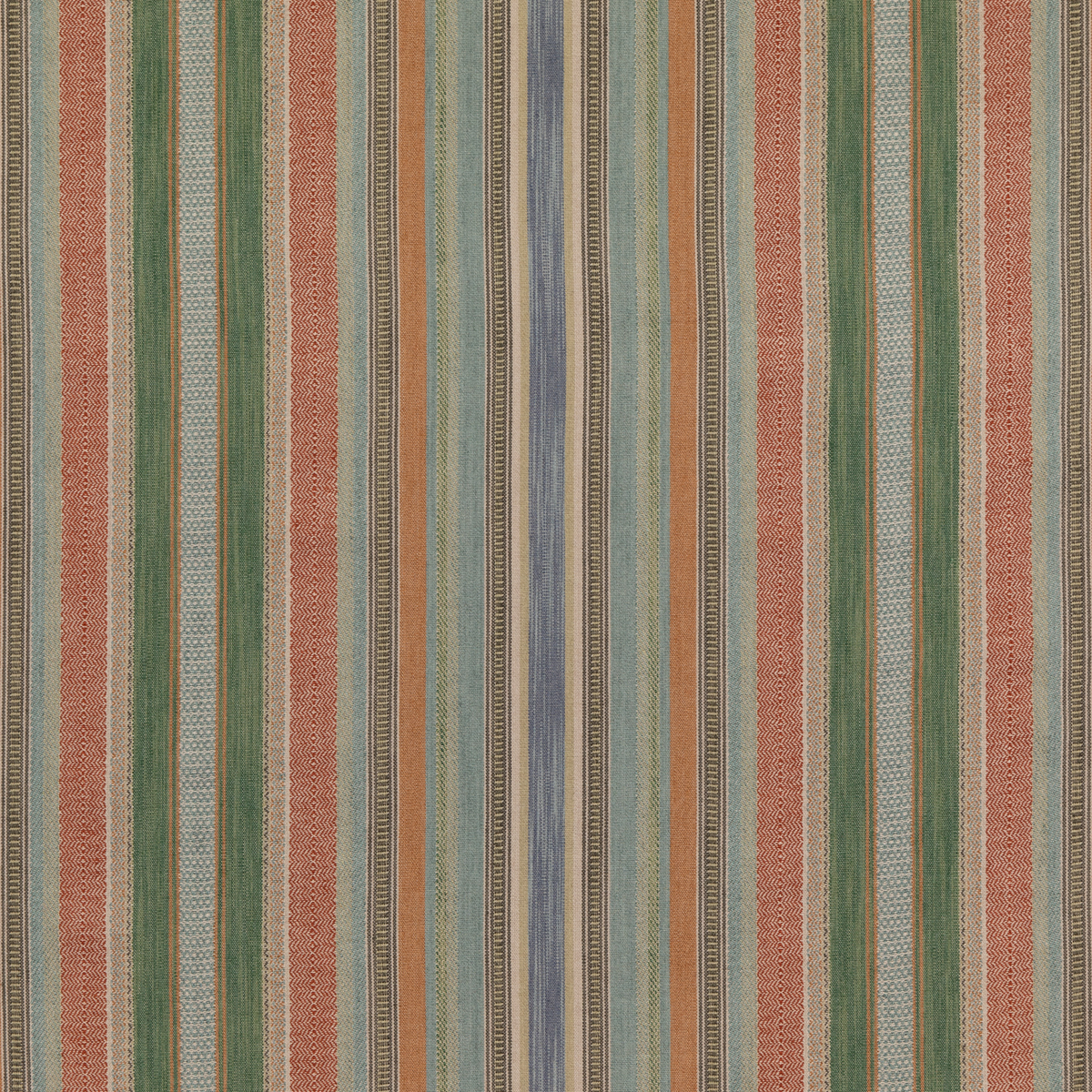 Mulberry Home | Rustic Stripe fabric - Spice