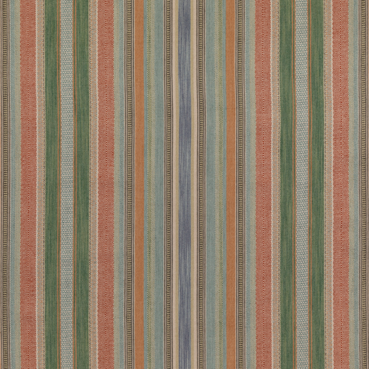 Mulberry Home | Rustic Stripe fabric - Spice