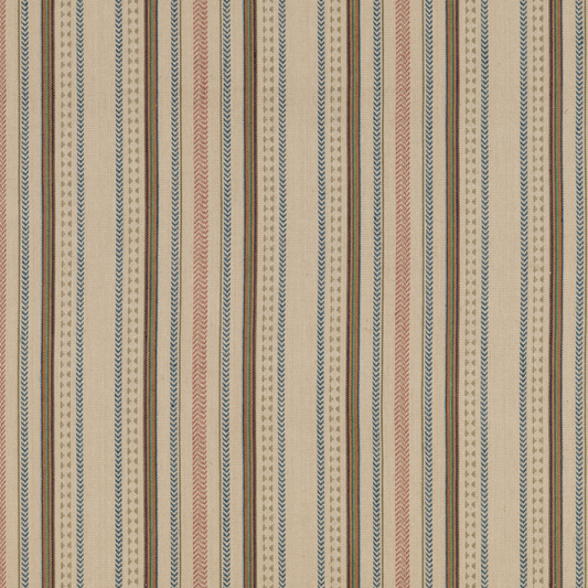 Mulberry Home | Racing Stripe fabric - Denim