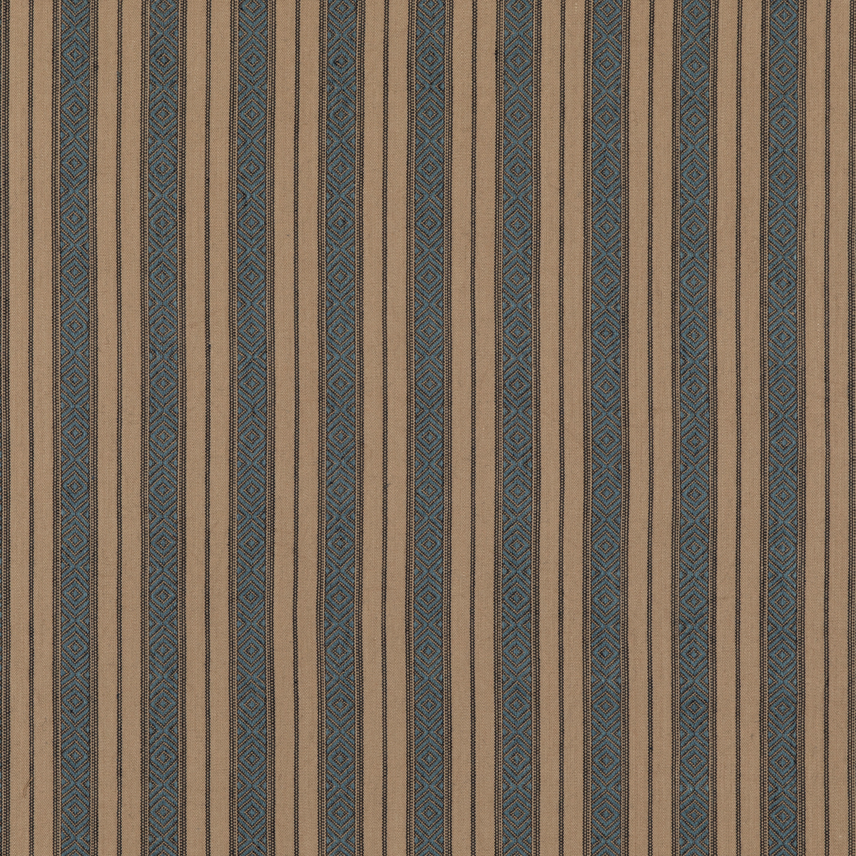 Mulberry Home | Cowdray Stripe fabric - Denim