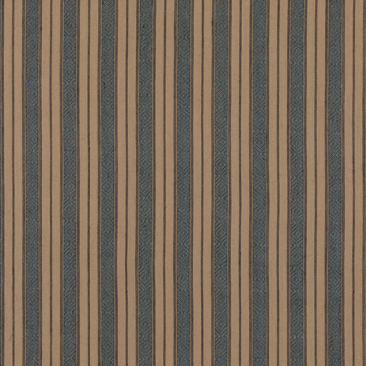 Mulberry Home | Cowdray Stripe fabric - Denim