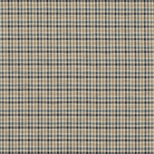 Mulberry Home | Babington Check fabric - Indigo