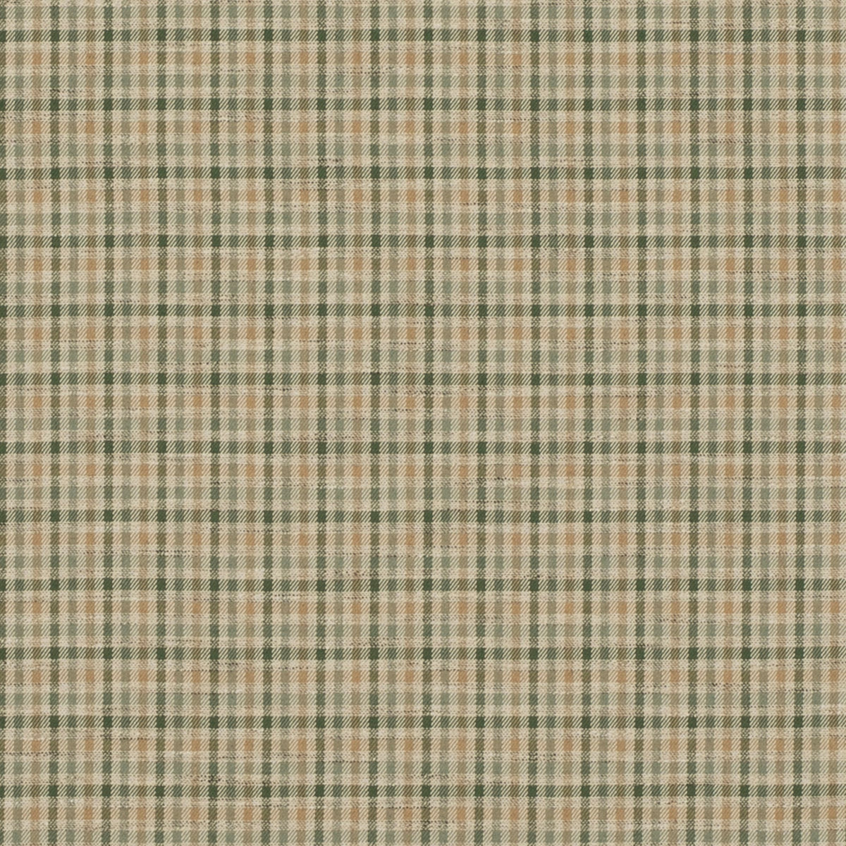 Mulberry Home | Babington Check fabric - Green/Sand