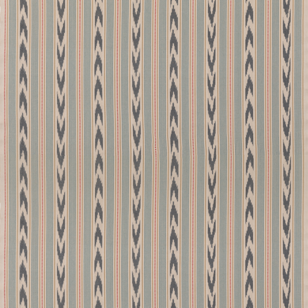 Mulberry Home | Newport Stripe fabric - Blue/Red