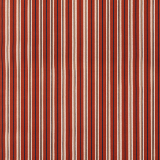 Mulberry Home | Starboard Stripe fabric - Red/Indigo
