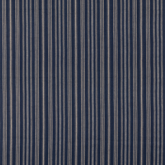 Mulberry Home | Signal Stripe fabric - Indigo