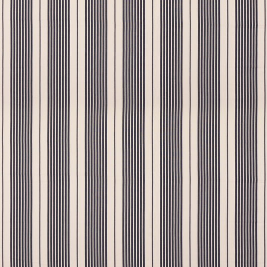 Mulberry Home | Cliff Stripe fabric - Indigo